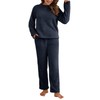 Beralst - Conjunto de pijama de forro polar para mujer