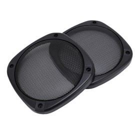 Jectse 2Pcs Metal Mesh Speaker Cover, 137mm Replacement Grille, ABS Iron, 8 Mouting Screws, for Speaker, Loudspeaker, Car Horn, Home Speaker