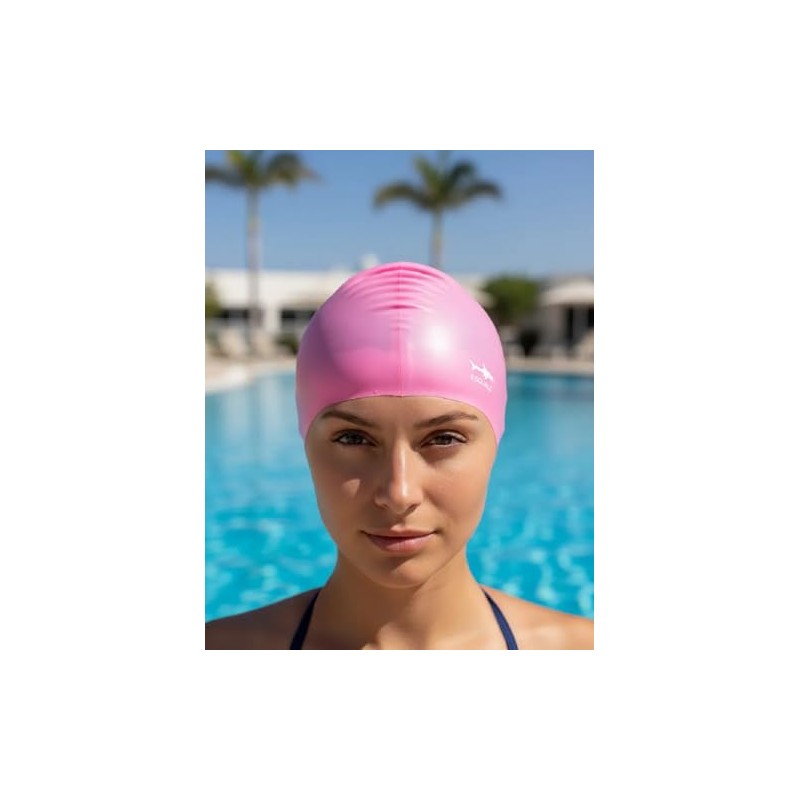 escualo Gorra para Natacion Unisex Adulto Modelo Gx60 (Silicon) Impermeable,