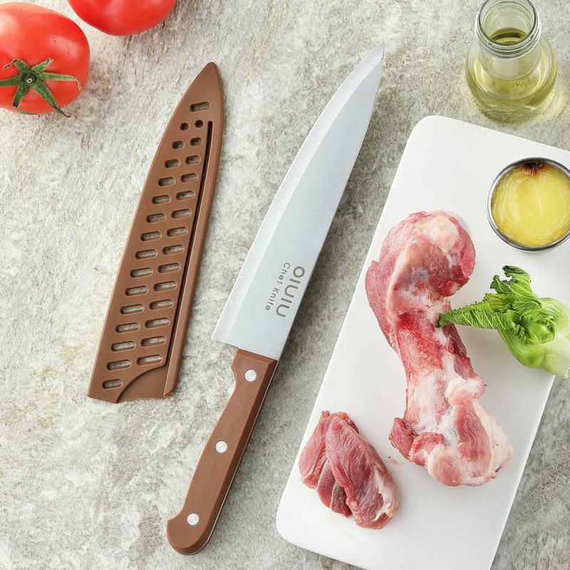 OLULU 8 inch Chef Knife, Razor Sharp Kitchen Knife with