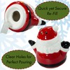 Santa with Boot Christmas Holiday Salt & Pepper Shaker Set-