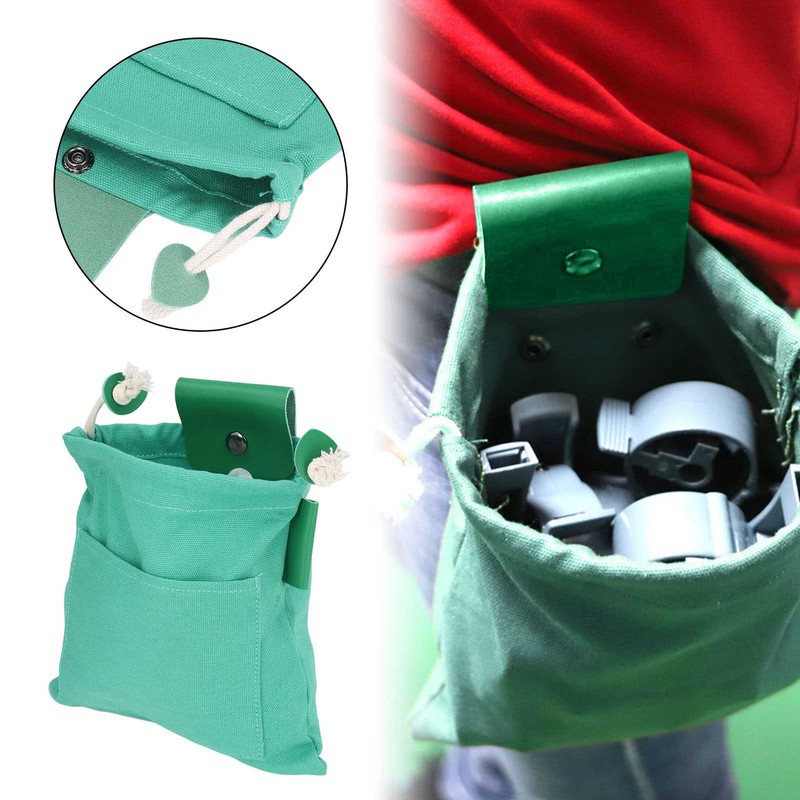 Foraging Bag Large Capacity Durable Canvas PU Leather Wide Application