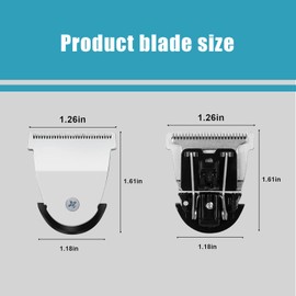 AUDOC Clipper Replacement Blades #2111 Blade Compatible with Wahl MagTrimmers 8841/8143/8700