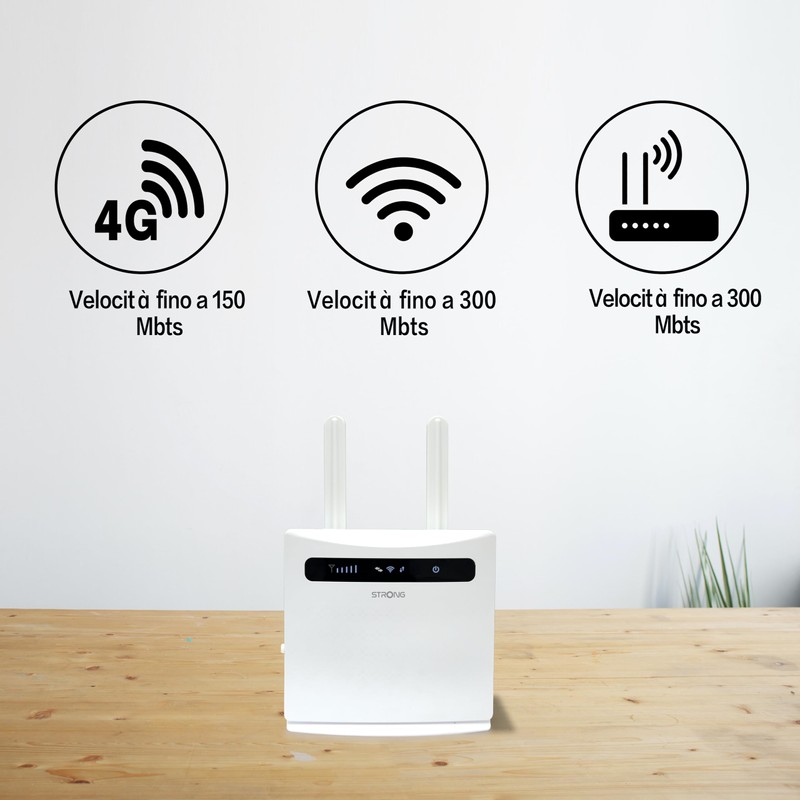 STRONG 4G Router 300V2 LTE Router LTE bis zu 150
