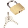Cogex 80107 Brass Padlock 25 mm, Gold