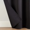 ECLIPSE Andover Solid Tripleweave Thermal Blackout Grommet Curtains for
