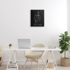 Stupell Industries Beer Barrel Tapping Device Vintage Inventor's Patent Diagram, Design by Dan Sproul