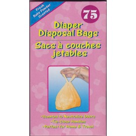 Diaper Sacks Bags (Scented to Neutralized Odors) 75 Count