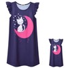 Jxstar Camisón a juego para niñas y muñecas, pijamas de