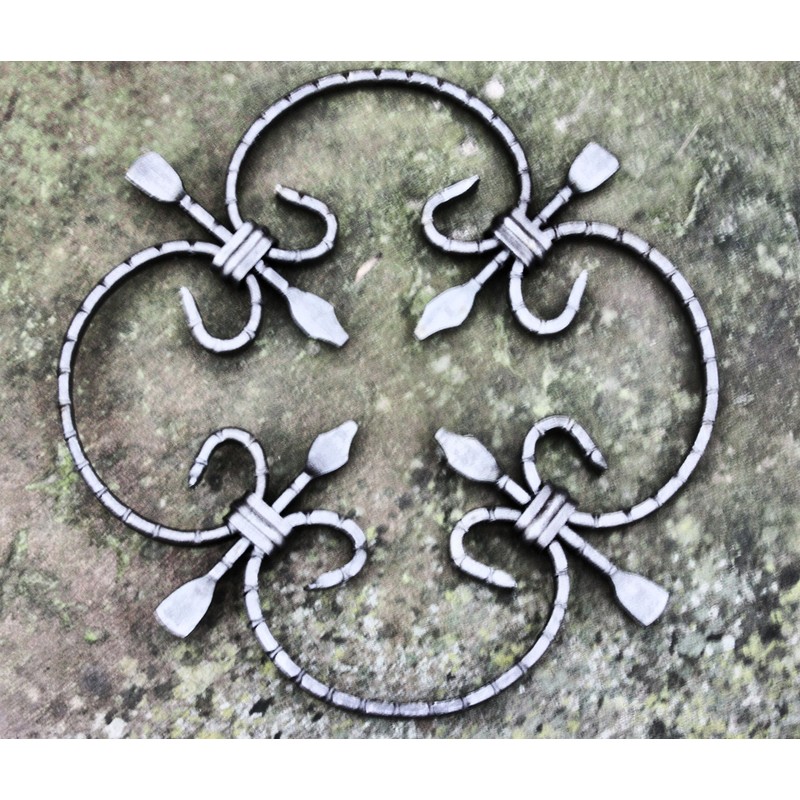 UHRIG Wrought iron decorative element for window grille, filling element