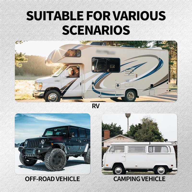 Gosknor 2pcs RV Level Bubbles, Leveling System for RV Camper