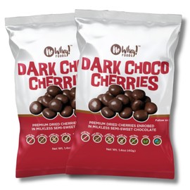 Sun Dried Chocolate Covered Snacking Cherries | Allergy Friendly And Vegan Valentine's Day Chocolate | Dairy Free, Nut Free, Soy Free, Gluten Free by No Whey Foods