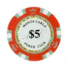 NEW 100 Apple Red $5 Monte Carlo Smooth 14 Gram