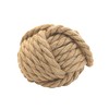 Creative Co-Op Nautical Rope Knot Door Stop, Natural