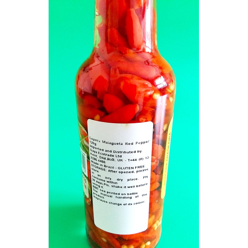 Sabor Mineiro Condimonte Pimenta Malagueta - Malagueta Hot Sauce 120g
