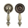 Cosmos 4 Pieces Antique Style Bronze Metal Drawer Tear Drop