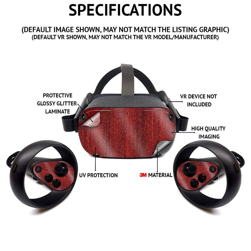 MightySkins Glossy Glitter Skin Compatible with HTC Vive Flow -