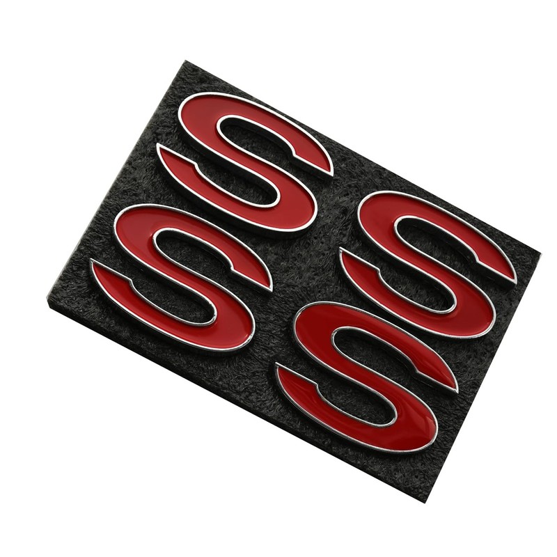4Pcs Metal SS Front Emblems 3D Badge Replacement for1969-72 Chevelle