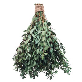 MIHUAGE Large Dried Eucalyptus Stems - Real Preserved Fresh Eucalyptus Plant for Arrangement, Wedding, Home Décor,Shower, 30+ PCS 17'' 8oz(Natural Green)