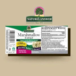 Raíz de Malvavisco Extracto  Marshmallow Root Extract, 1 fl oz                                                                                        