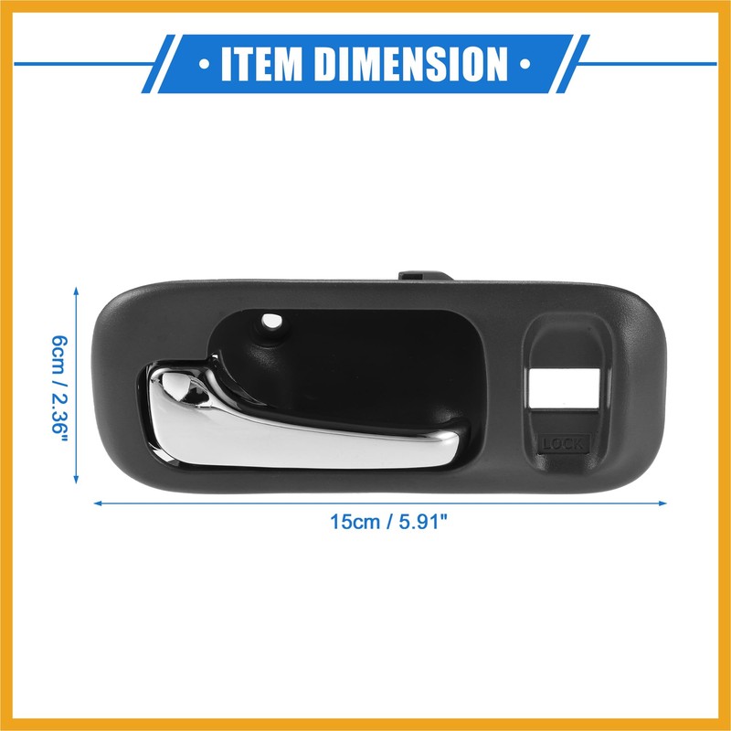 Partuto Automotive Front Left Driver Side Interior Door Handle Compatible