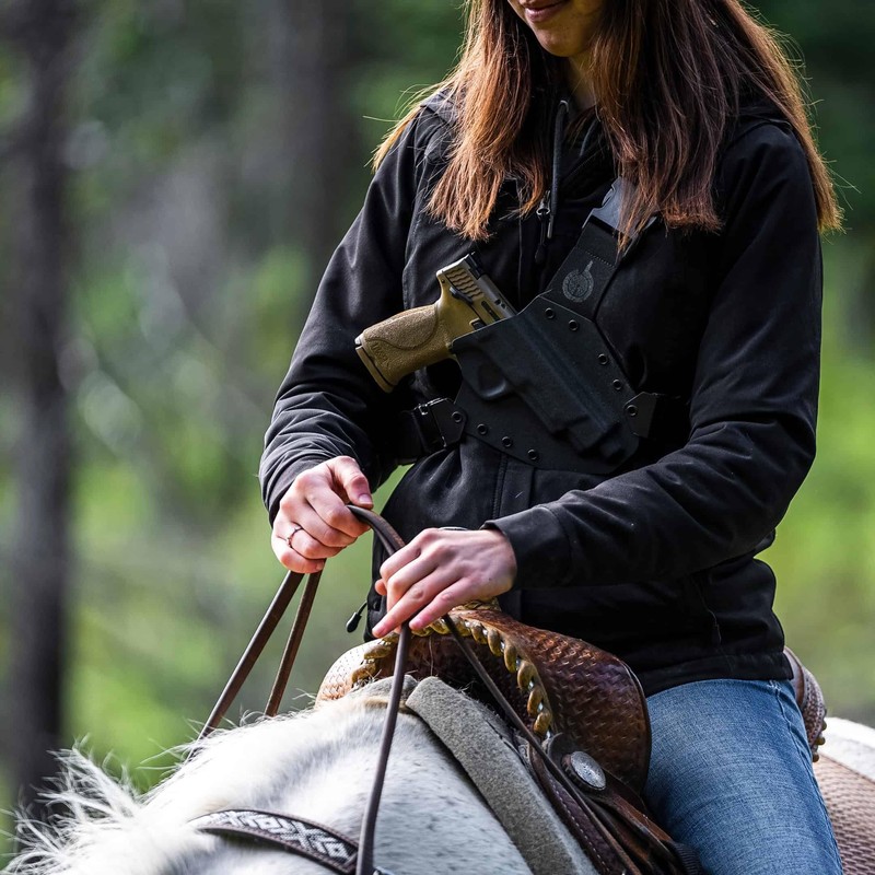 Kenai Chest Holster for a Springfield - Black (Model -