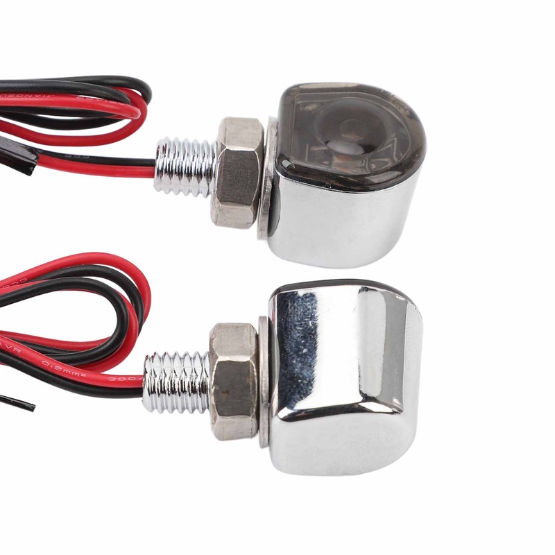 Handlebar LED Turn Signal Light DC12V Retro Mini Waterproof Increased