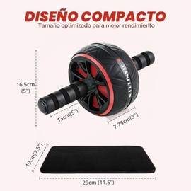 Rodillo de Abdominales Conjunto de 7 Piezas,Ab Roller Wheel Exercise Equipment for Core Workout,Máquina para Abdominales con Accesorios para Rodillera