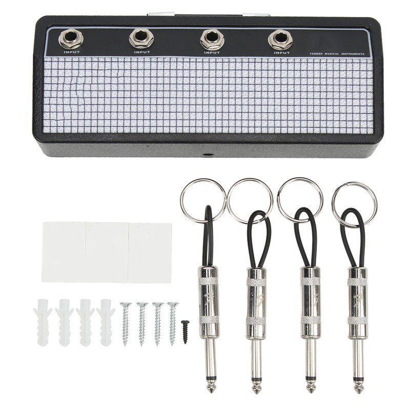 Guitar Plug Storage Box Wall Mounting Guitar Amplifier Key Holder