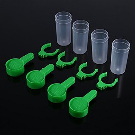 4 Piezas Alimentador de Agua para Pájaros Bebedero Clip Automático para Beber Agua a Prueba de Rociadores Taza de Pájaro para Loros Budgie Cockatiel Lovebirds Comedero para Aves