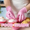 Beastek Nitrile Disposable Gloves, 4 mil Pink Powder-Free Latex-Free Medical