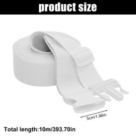 WIYETY White Mattress Holder Bed Bridge: Connects Two Mattresses Bed Bridge Variable Adjustable Double Bed Bridge Gap Filler Bed Connector Mattress Wedge to Prevent Slipping Mattress Connector