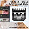 YAZIYIR 3 Pack 5FC Detachable Dog Grooming Steel Blades,Compatible with