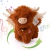 Humor Ted Crazy Dancing and Singing Funny Highland Cow Stuffed