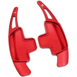 esmusssein Steering Wheel Paddle Shifter Extension Shift Paddle Red For A B C CLA CLS E G GL GLA GLC GLE GLS Metris S SL SLC Class Aluminum-Alloy
