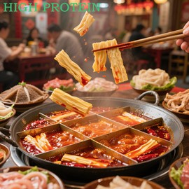 Dried Tofu,Tofu Skin Soy Products,Vegetarian,Handmade Dried Tofu Skin，High-Quality Protein Sources，Suitable For Hot Pot、Stir-Frying、Cooking、salad (2 Pack)