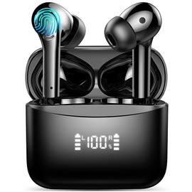 Translation Earbuds Real Time, 3 in 1 Language Translator Earbuds in Real Time 144 Languages & Accents, Translation Headphones Bluetooth for Android iOS, Ai Translating Earbud APP Inky Black 1 Pack