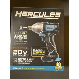 20V Brushless Cordless, 1/2 in. Compact, 4-Mode Impact Wrench with Friction Ring – Tool Only