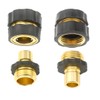 2Sets (4pcs) Aluminum Garden Hose Quick Connector - Water Hoses