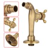Vintage Solid Brass Single Handle Faucet for Washing Machine Wall