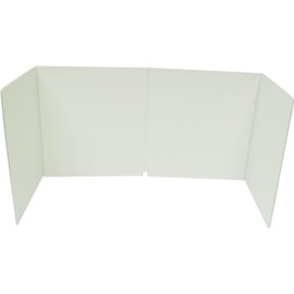 Mr. Splash Grinder Splash Guard – 4-Panel Vinyl Shield for Glass Grinders – Protects Work Area from Debris – 21" x 8" x 11.25" – Easy to Set Up and Clean