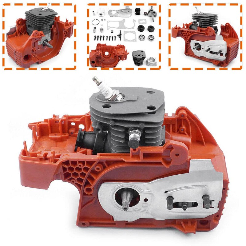 Crankcase Piston Cylinder Motor Kit Fits for Husqvarna 350 340