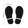 PATIKIL 200x83mm Footprint Floor Stickers 4 Pairs PVC Large Shoes