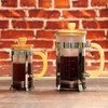 Sivaphe 34 OZ Bamboo French Press Stainless Steel High Borosilicate