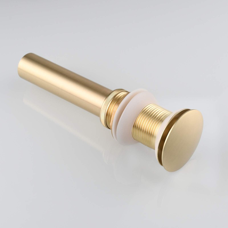 Tecmolog Bathroom Faucet Vessel Sink Drain Brass Pop Up Drain