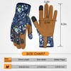 MERTURN Leather Gardening Gloves for Women Thorn Proof Garden Gloves
