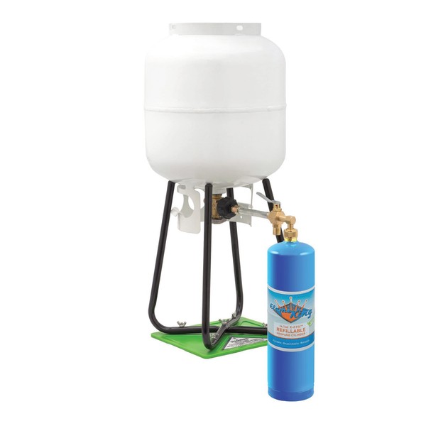 Flame King YSN1LBKT-14 1LB Empty Propane Welding Cylinder Tank Kit