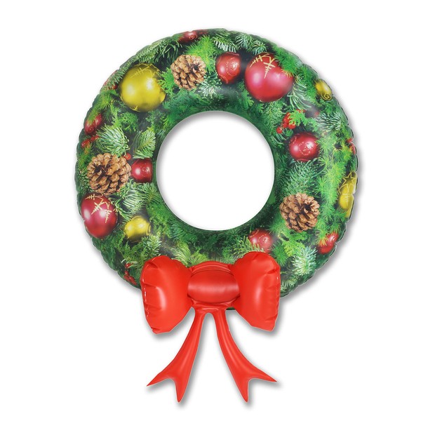 Christmas Wreath, Inflatable Door Wreath, Photorealisic Christmas Decoration, Advent Wreath,