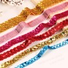 sourcing map 1.5cm x 6m Sequins Trim Flat Sequin Paillette