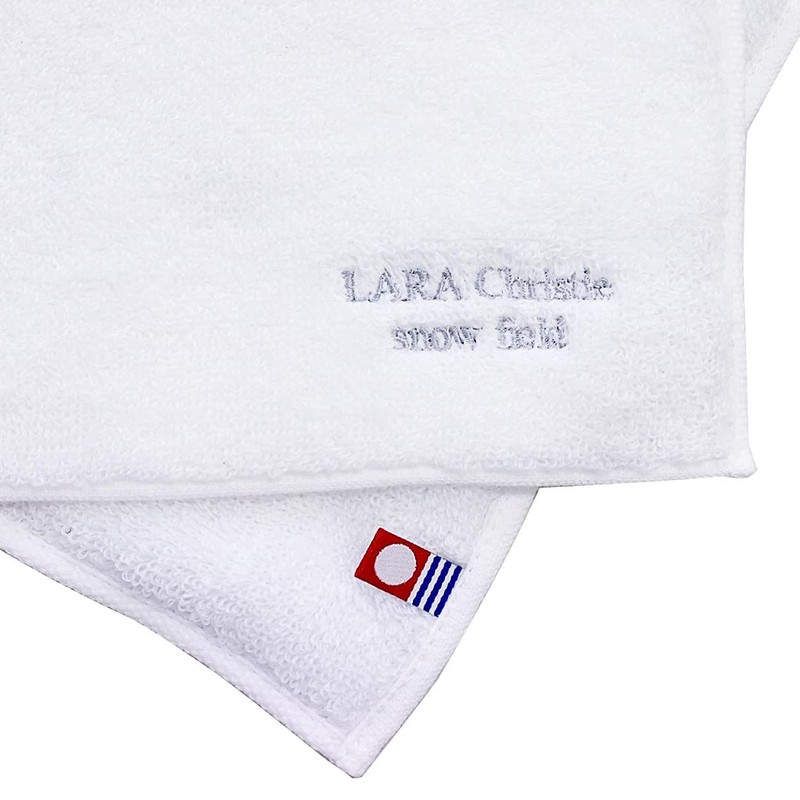 Lara Christie lg-0001 Handkerchief Towel, Imabari Snow Field Hand Cream